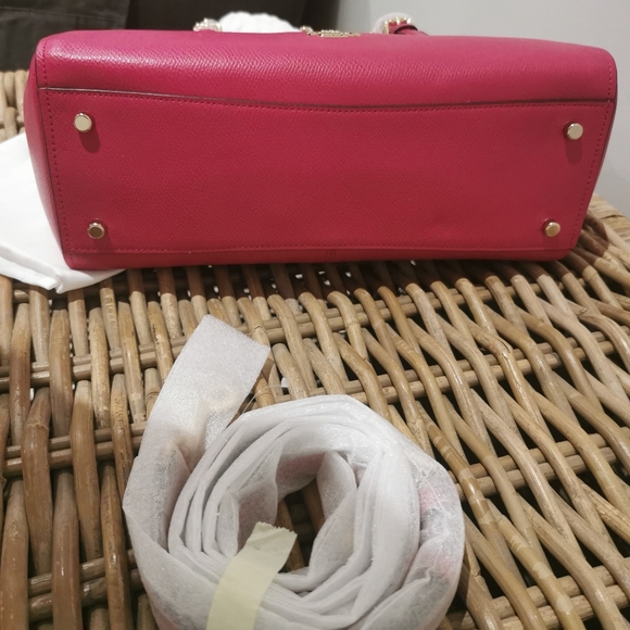 NWT  coach turnlock carry all crossgrain leather - Picture 5 of 13